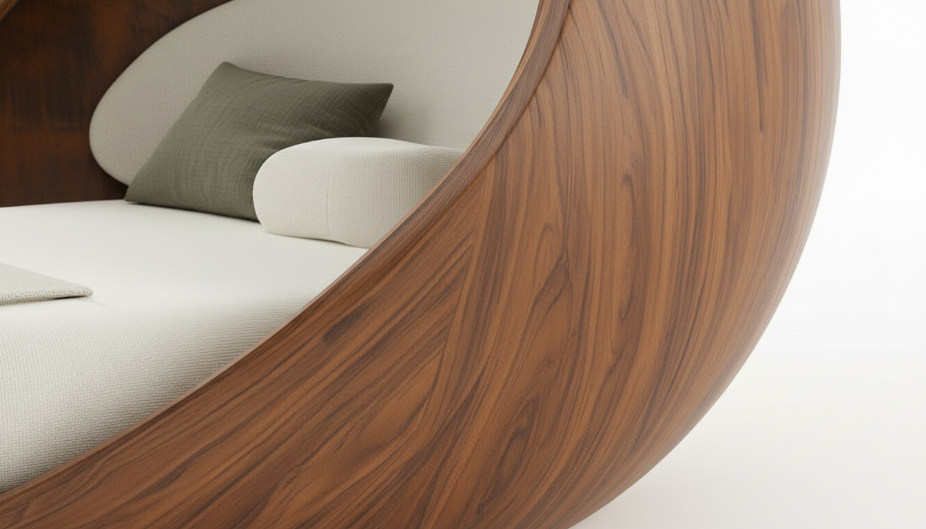 Lunara Cocoon Bed – A Private World Within Wood