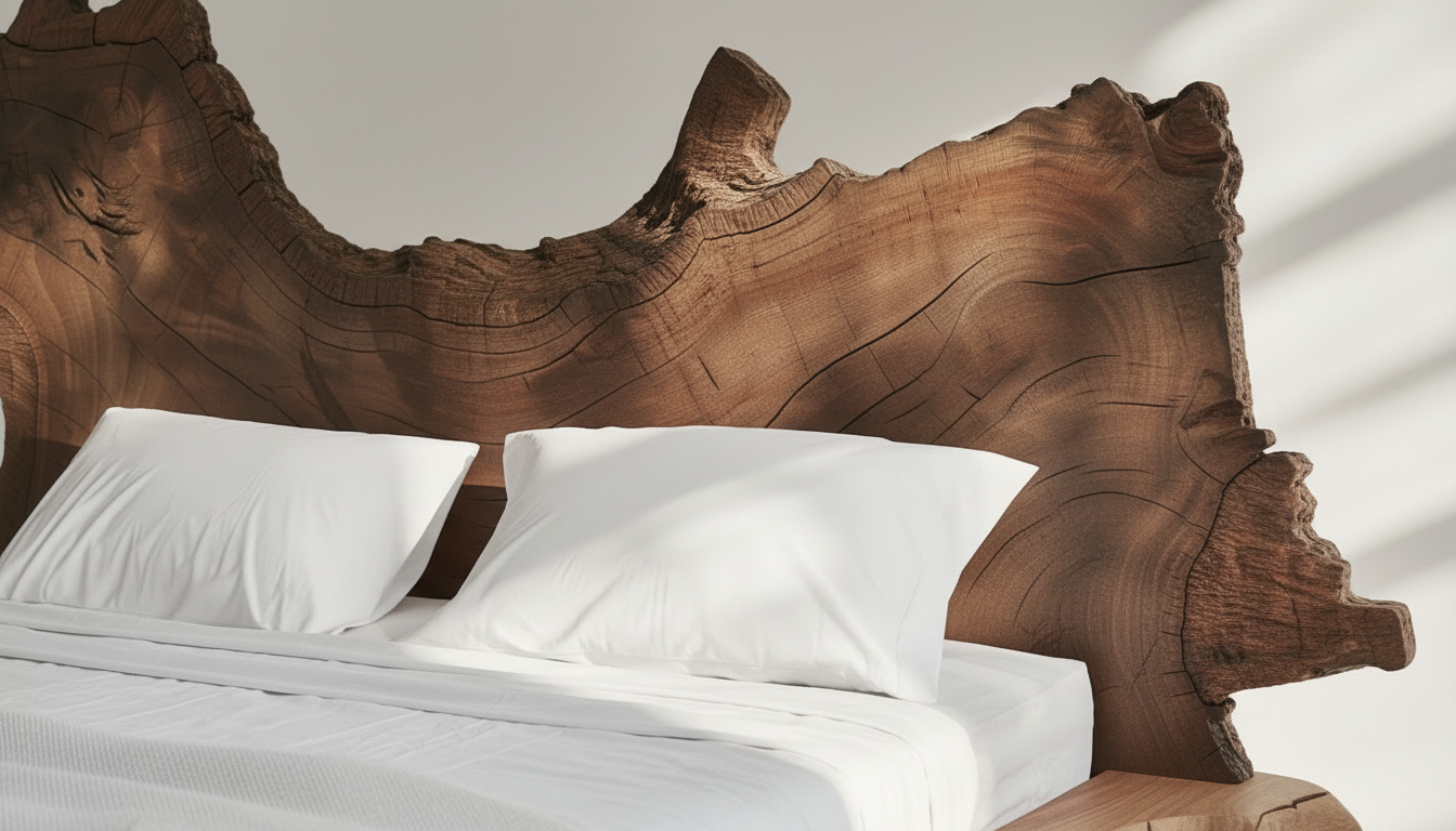 Elysian Slab Bed – Where Nature Holds You