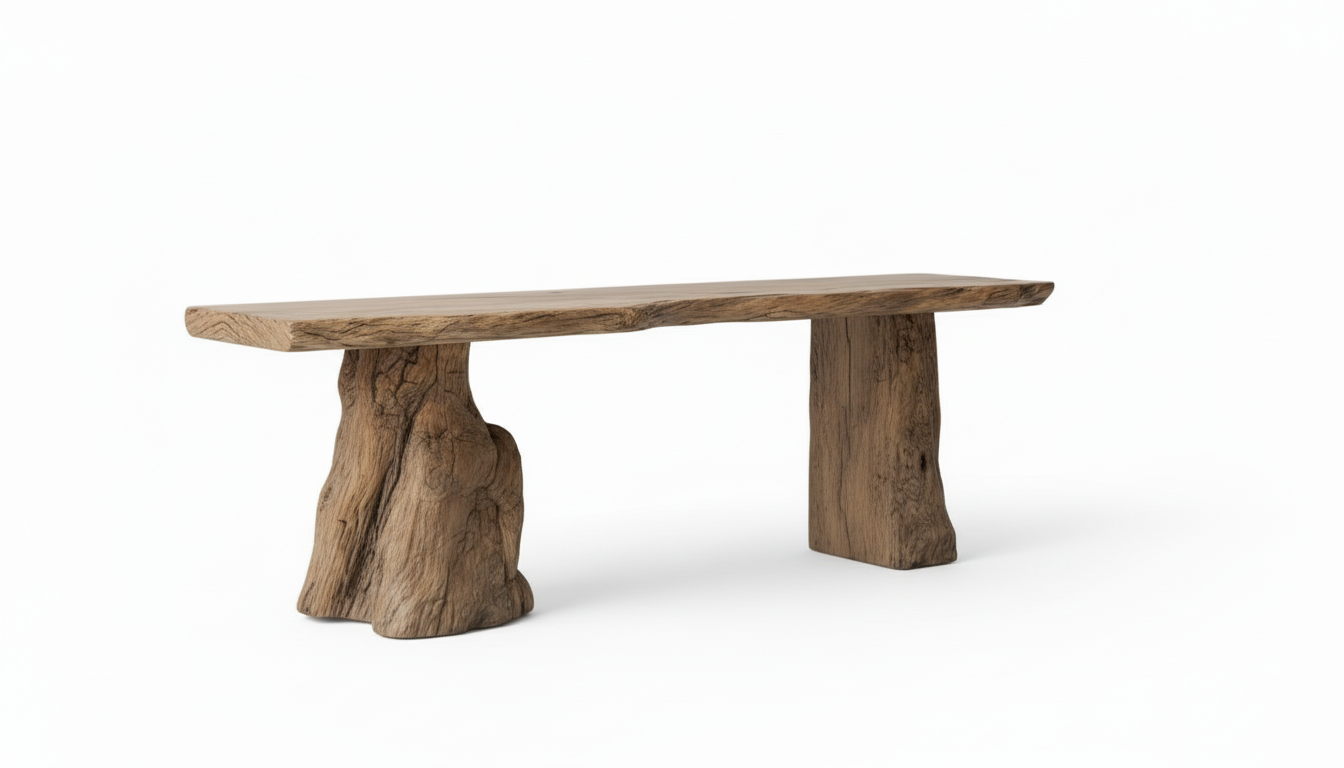 Rootline Live-Edge Console Table – Where Nature Stands Still