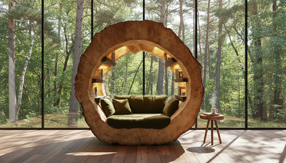 Ringhaven Solid Wood Reading Nook — A Sanctuary Carved From Time