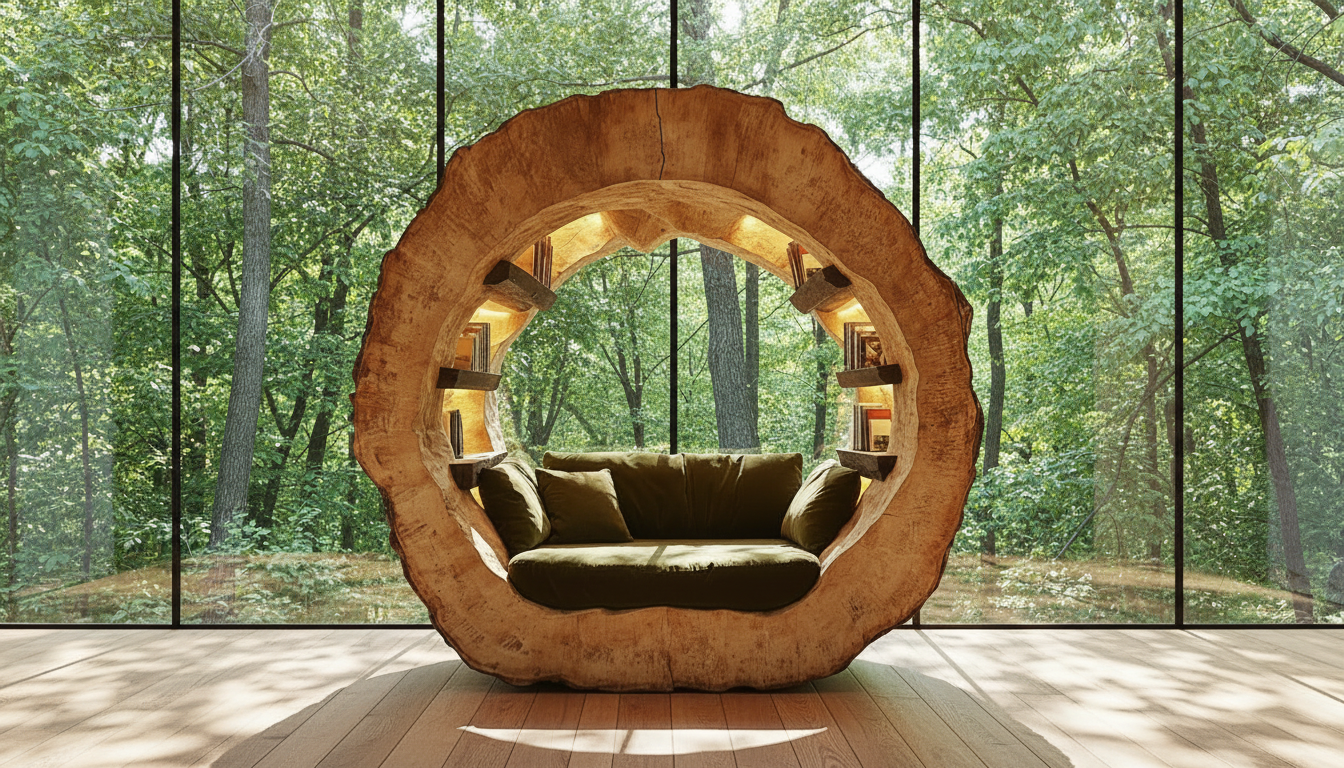 Ringhaven Solid Wood Reading Nook — A Sanctuary Carved From Time