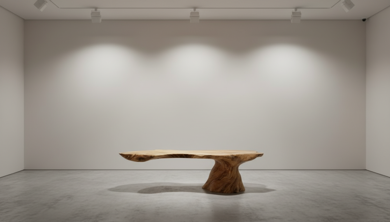 Driftcore Solid Wood Office Desk — Where Work Meets Stillness