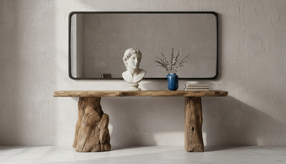 Rootline Live-Edge Console Table – Where Nature Stands Still