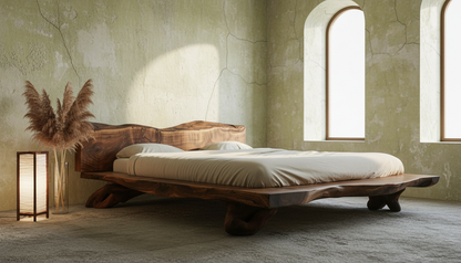 Earthbound Slab Bed – A Sleeping Monument