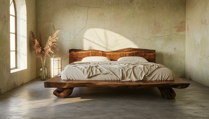 Earthbound Slab Bed – A Sleeping Monument