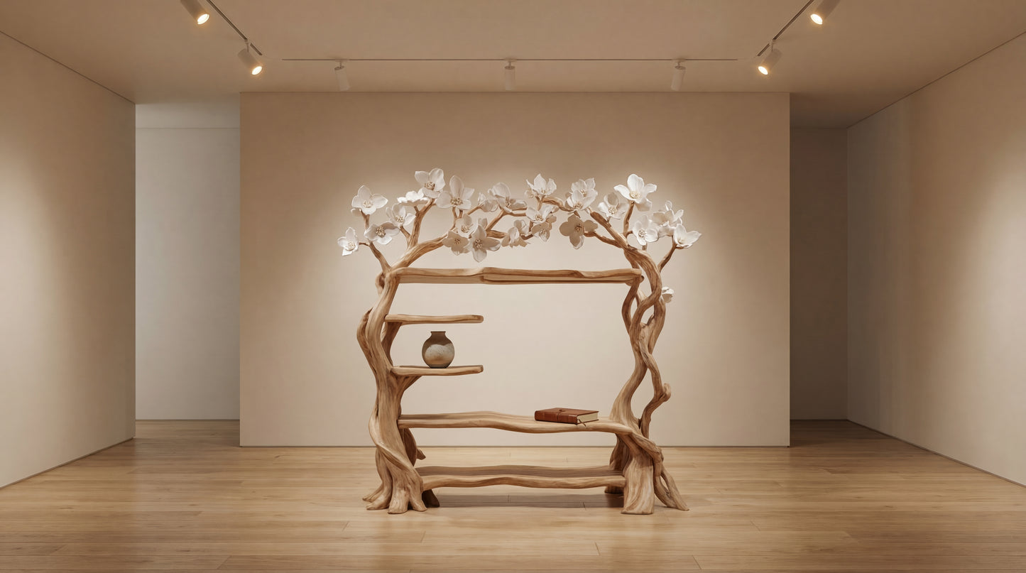 Blossom Canopy Wardrobe – Nature Sculpted into Living Storage