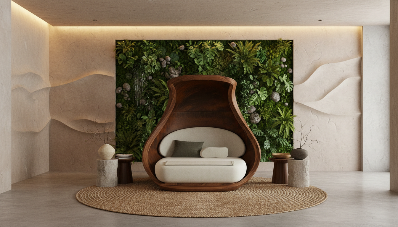 Lunara Cocoon Bed – A Private World Within Wood