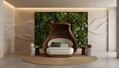 Lunara Cocoon Bed – A Private World Within Wood