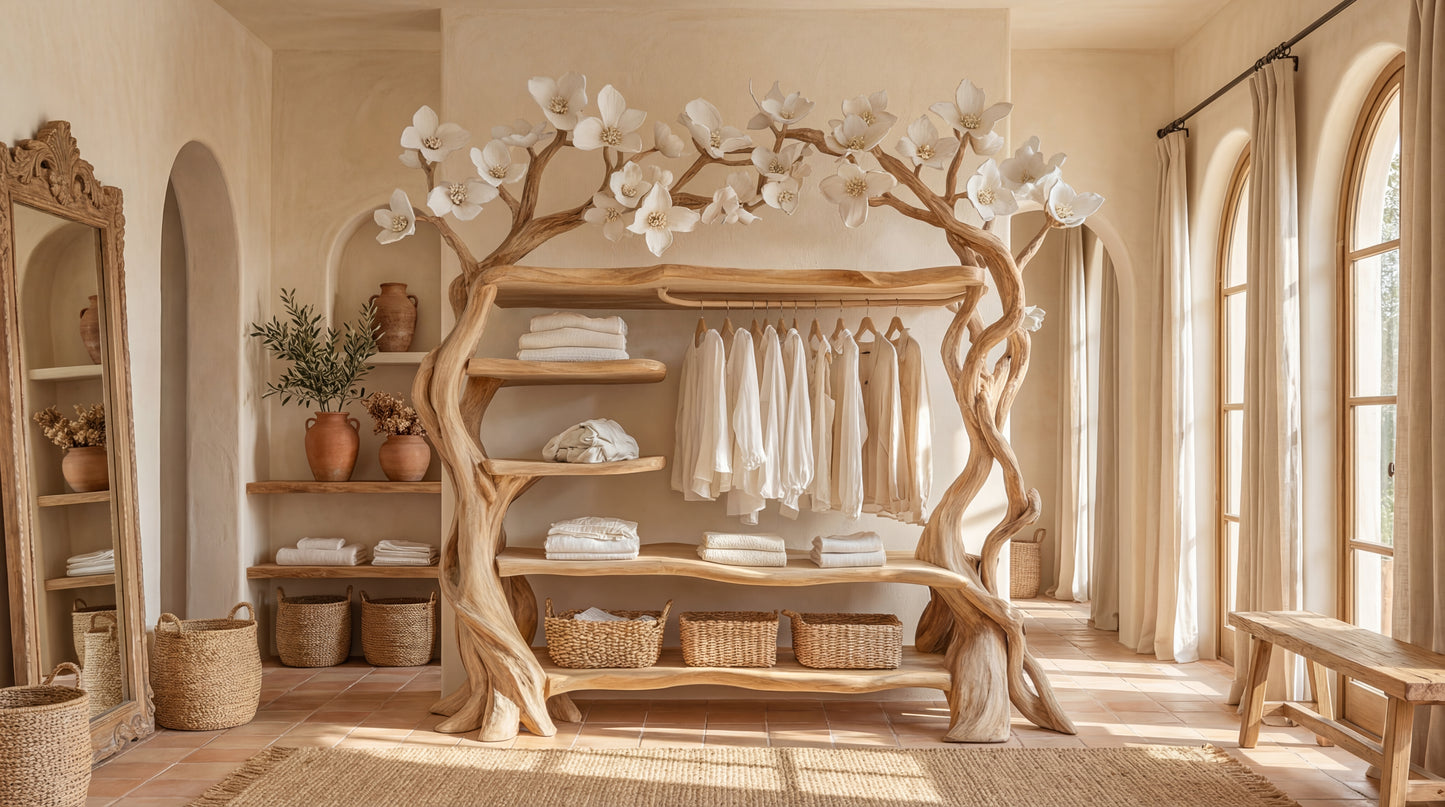 Blossom Canopy Wardrobe – Nature Sculpted into Living Storage