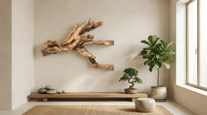 Branchflow Sculptural Wall Shelf — Nature Suspended in Stillness