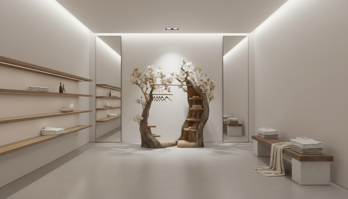 Bloomroot Sculptural Wood Wardrobe — Where Storage Becomes Poetry