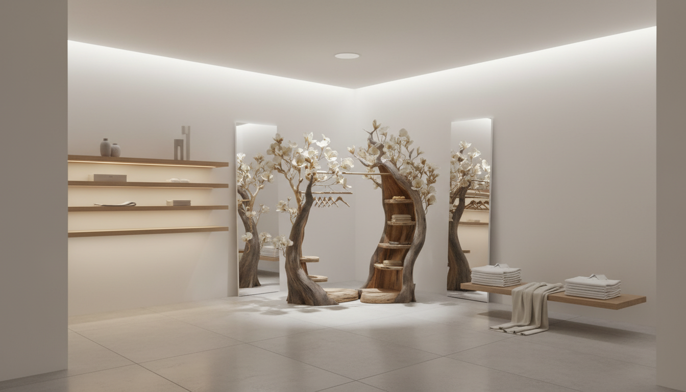 Bloomroot Sculptural Wood Wardrobe — Where Storage Becomes Poetry