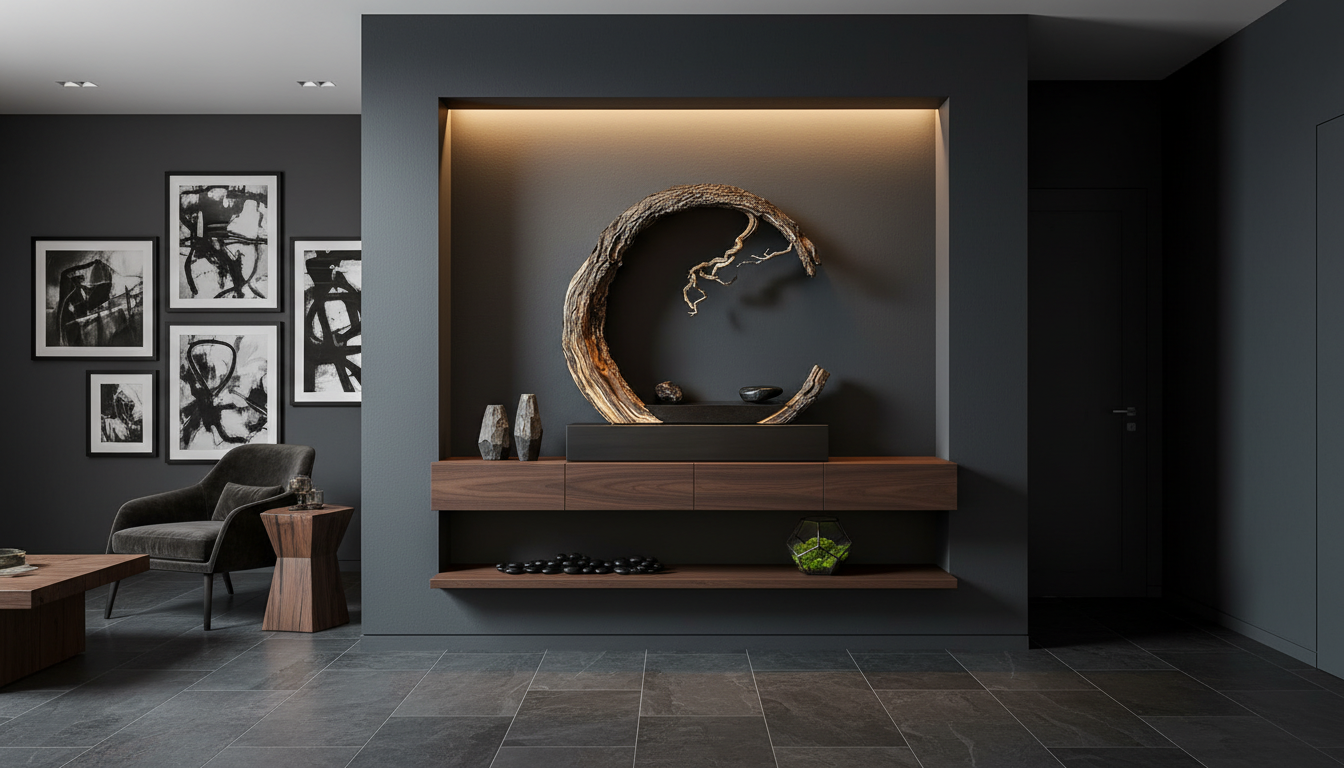 Eternal Arc Sculpture – Handcrafted Root Wood Art Piece