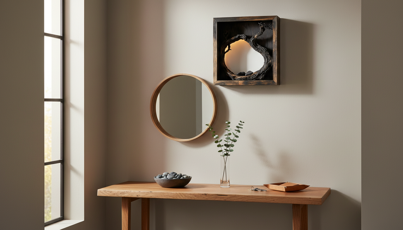 Ancestral Tree Portal – Sculptural Wooden Wall Art