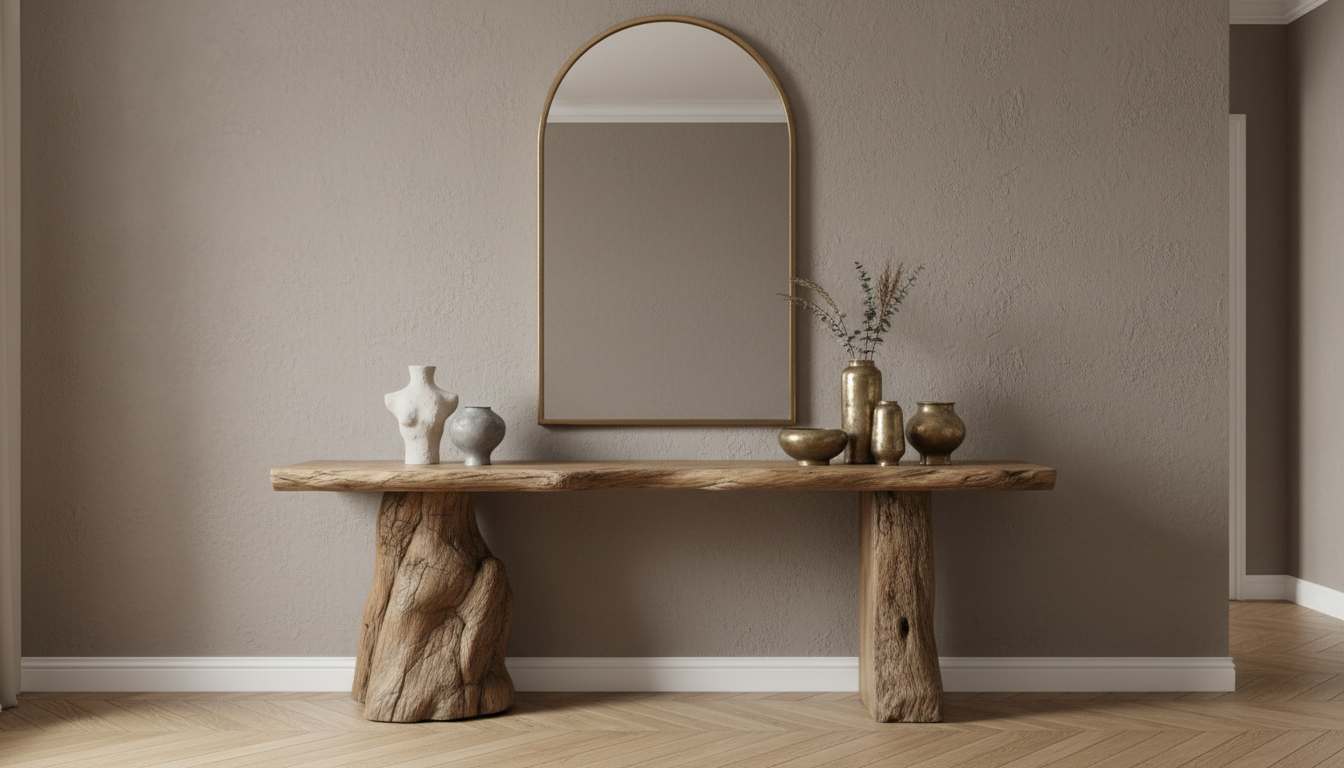 Rootline Live-Edge Console Table – Where Nature Stands Still