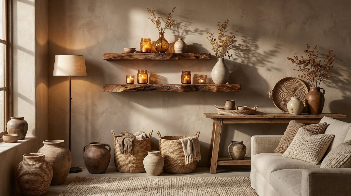 Stillform Live-Edge Floating Shelf — Quiet Weight, Honest Wood