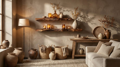 Stillform Live-Edge Floating Shelf — Quiet Weight, Honest Wood