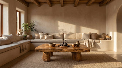 Stonewood Live-Edge Coffee Table – Raw Strength, Timeless Calm