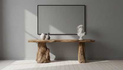 Rootline Live-Edge Console Table – Where Nature Stands Still