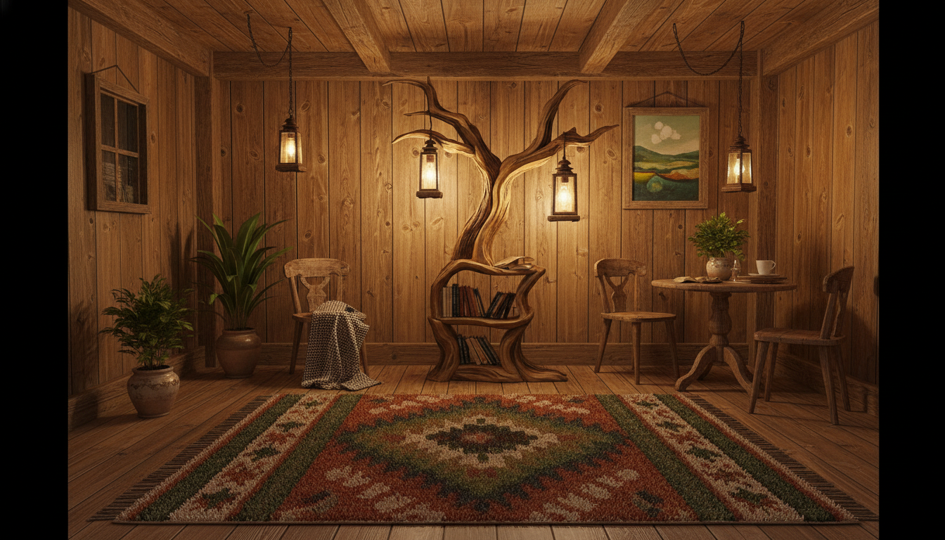 Illuminated Tree Bookshelf – A Living Sculpture of Light & Knowledge