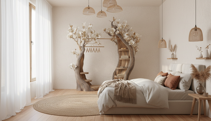 Bloomroot Sculptural Wood Wardrobe — Where Storage Becomes Poetry