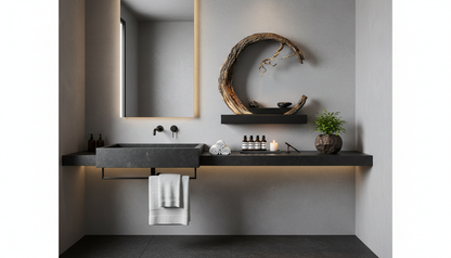 Eternal Arc Sculpture – Handcrafted Root Wood Art Piece