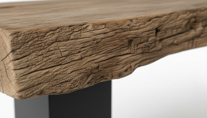 Balance Line Live-Edge Console Table – Nature Meets Architecture