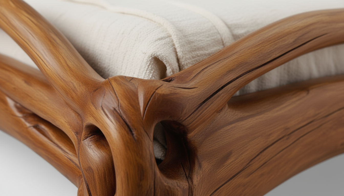 Aurelia Flow Bed – Sculpted by Hand, Guided by Nature