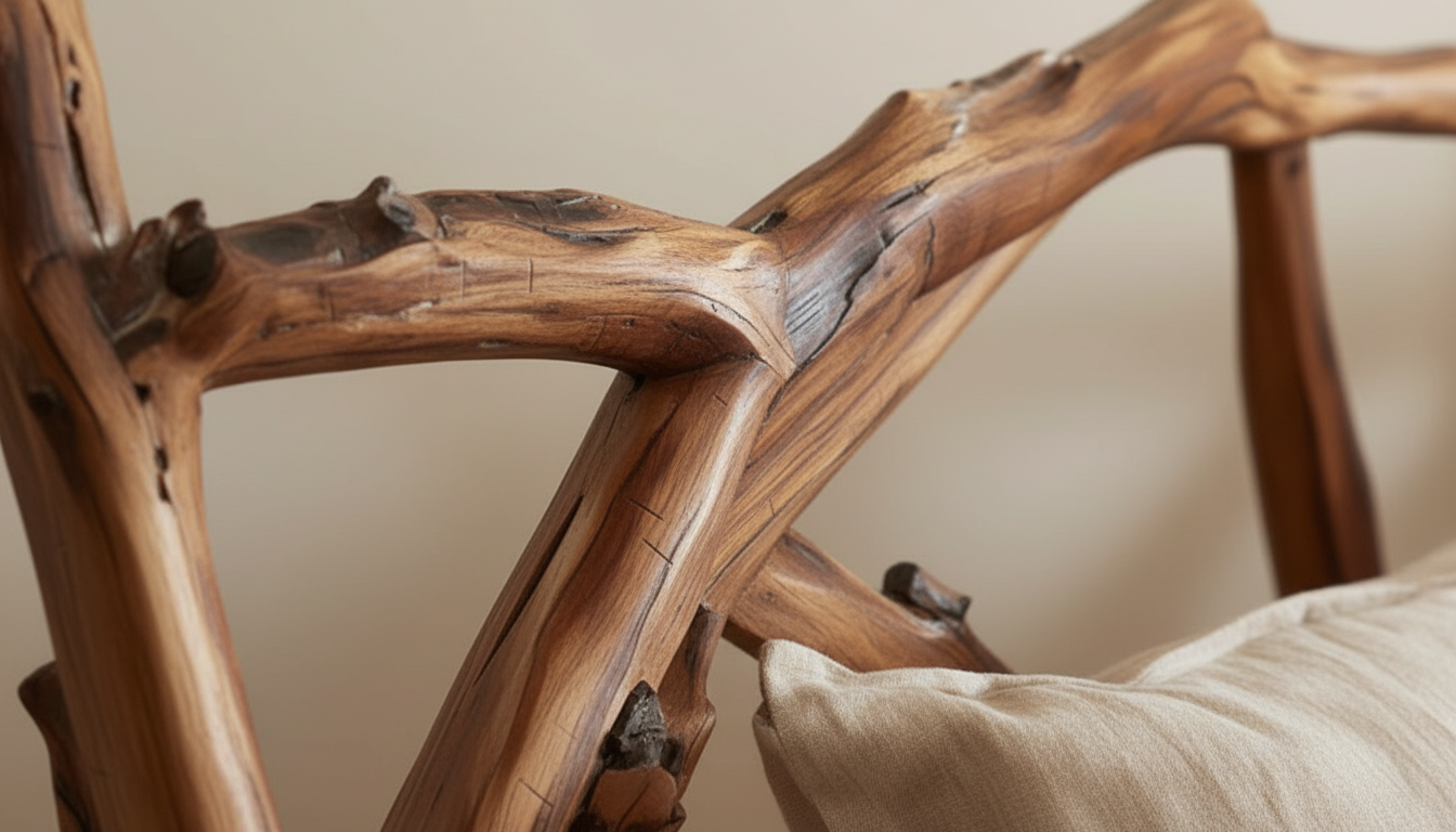 Woodland Embrace Bed – Handcrafted from Living Forms