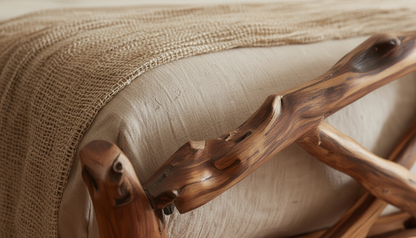 Woodland Embrace Bed – Handcrafted from Living Forms