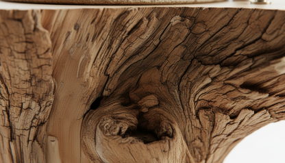Rootform Solid Wood Pedestal Sink — A Ritual of Grounded Stillness