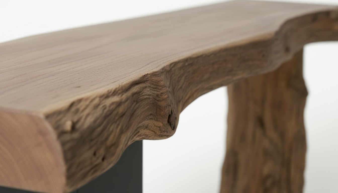 Axisroot Solid Wood Console Table — Where Nature Meets Balance
