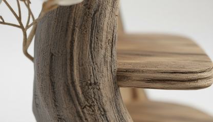 Bloomroot Sculptural Wood Wardrobe — Where Storage Becomes Poetry