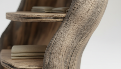 Bloomroot Sculptural Wood Wardrobe — Where Storage Becomes Poetry