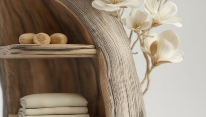 Bloomroot Sculptural Wood Wardrobe — Where Storage Becomes Poetry