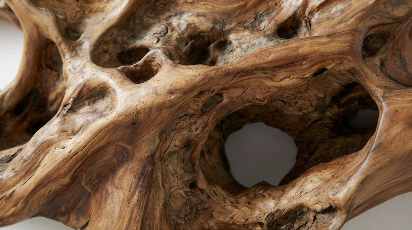 Rootveil Sculptural Wall Shelf — Nature Revealed, Not Refined