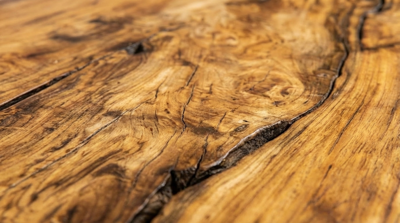 Stonewood Live-Edge Coffee Table – Raw Strength, Timeless Calm