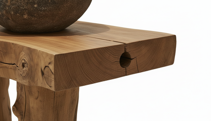 Stoneveil Solid Wood Double Vanity — A Ritual of Earth and Water