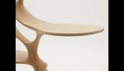 Sylvaform Solid Wood Tree Bookshelf — A Vertical Expression of Growth