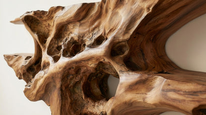 Rootveil Sculptural Wall Shelf — Nature Revealed, Not Refined