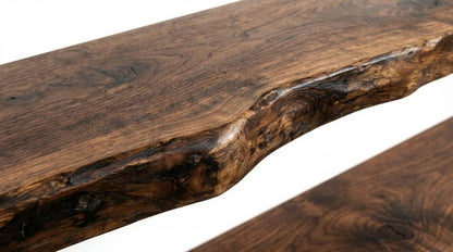 Stillform Live-Edge Floating Shelf — Quiet Weight, Honest Wood
