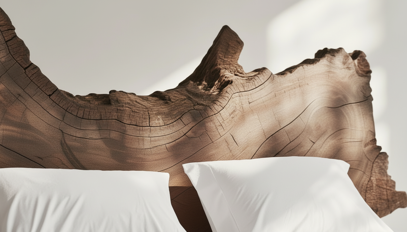 Elysian Slab Bed – Where Nature Holds You