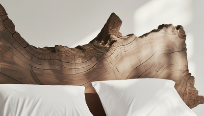 Elysian Slab Bed – Where Nature Holds You