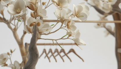 Bloomroot Sculptural Wood Wardrobe — Where Storage Becomes Poetry