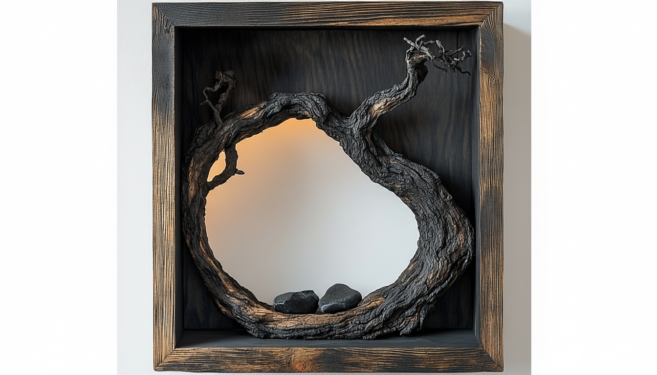 Ancestral Tree Portal – Sculptural Wooden Wall Art