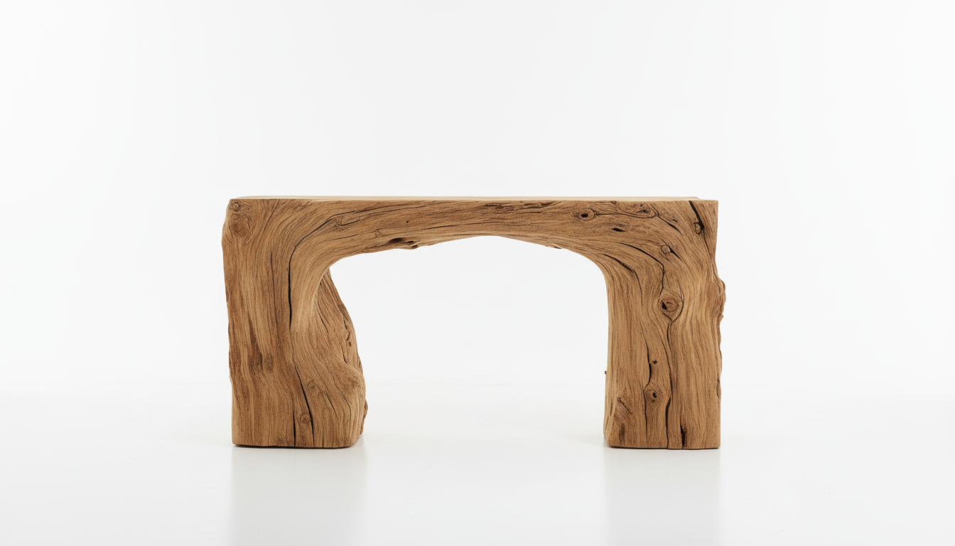 Hearthline Solid Wood Console Table – A Ritual of Calm and Form
