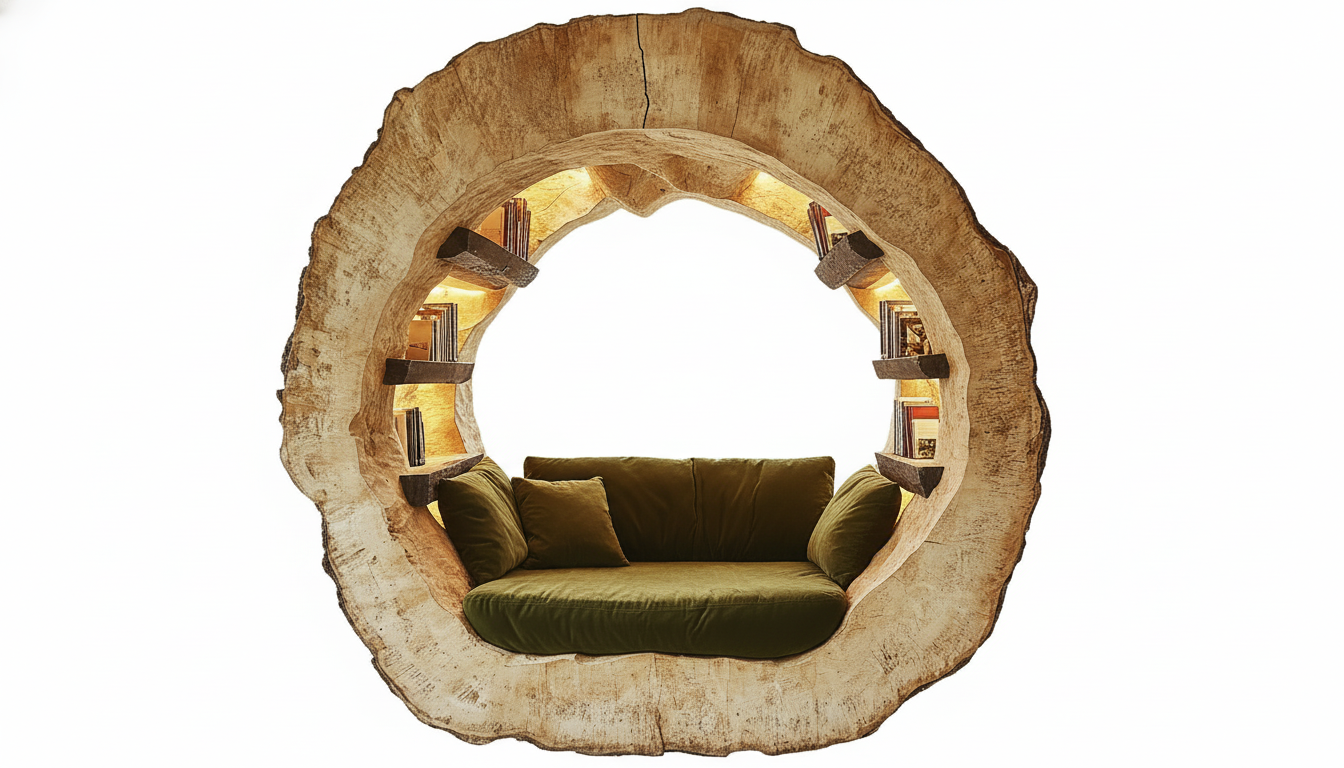 Ringhaven Solid Wood Reading Nook — A Sanctuary Carved From Time