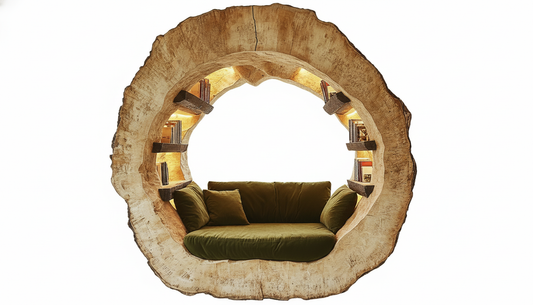 Ringhaven Solid Wood Reading Nook — A Sanctuary Carved From Time