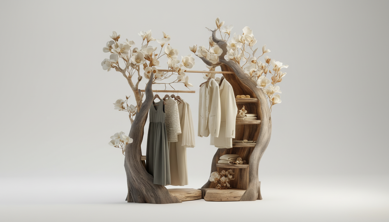 Bloomroot Sculptural Wood Wardrobe — Where Storage Becomes Poetry