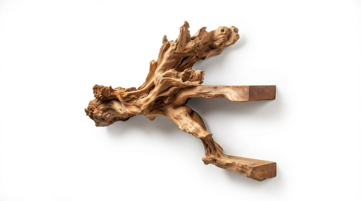 Branchflow Sculptural Wall Shelf — Nature Suspended in Stillness